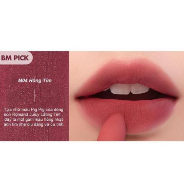 ✅ (HÀNG CHUẨN AUTHENTIC) Son Thỏi Lì, Lâu Trôi , Lên Màu Chuẩn Romand Zero Layer Lipstick 3.8g