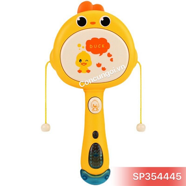 Trống lắc pin, nhạc đèn 12M, H-930