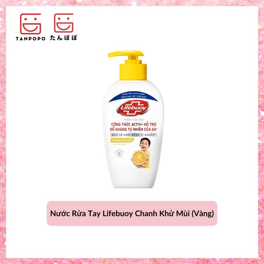 [Có sẵn] [Chính hãng] Nước Rửa Tay Lifebuoy Chanh Khử Mùi (Vàng)