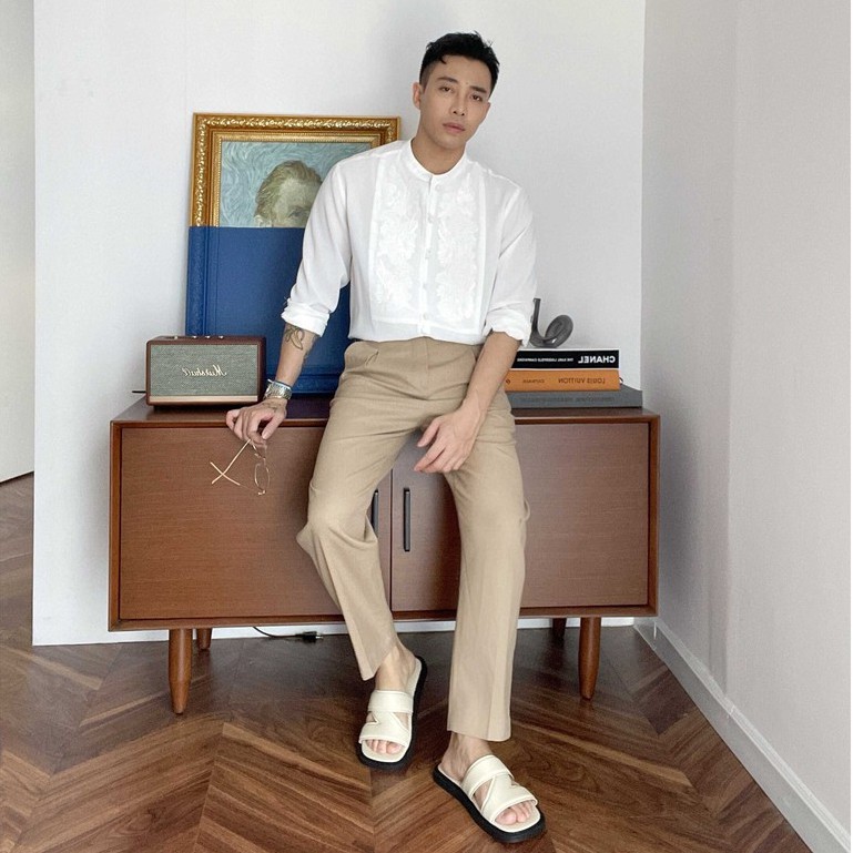 Quần âu linen nhiều màu SS21 UNCLÉ Linen Trousers