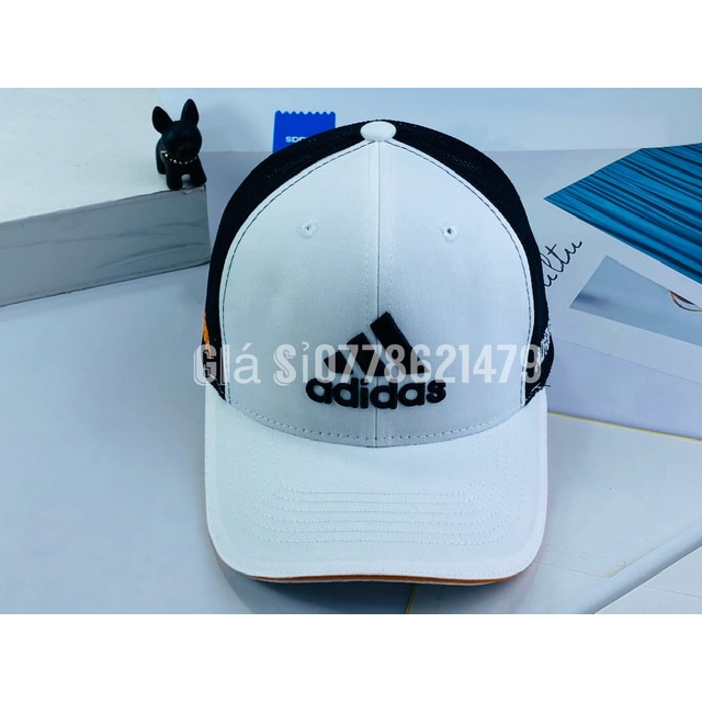 [Mã FAMARAL1 giảm 10K đơn 50K]Mũ lưỡi trai ❤️- (nón kết lưỡi trai) phối lưới thể thao thêu das nẹp cam thời trang