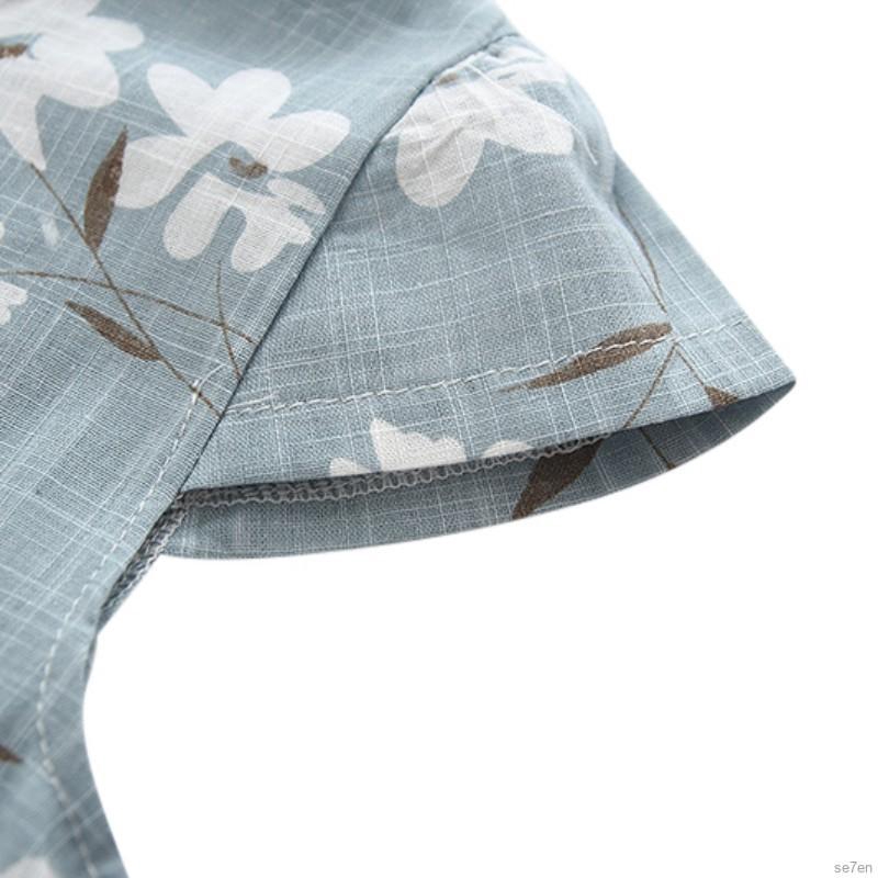 Đầm cotton phong cách truyền thống Trung Hoa xinh xắn dành cho bé gái