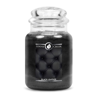 Nến hũ Goose Creek - Black Leather (680g)