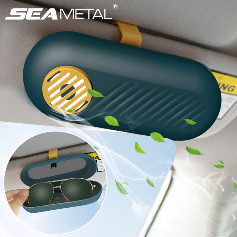 Hộp đựng kính mát SEAMETAL chuyên dùng gắn trên xe hơi