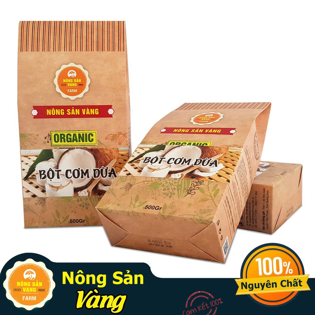 [Hot]Bột Cơm Dừa 500gr - Nông Sản Vàng