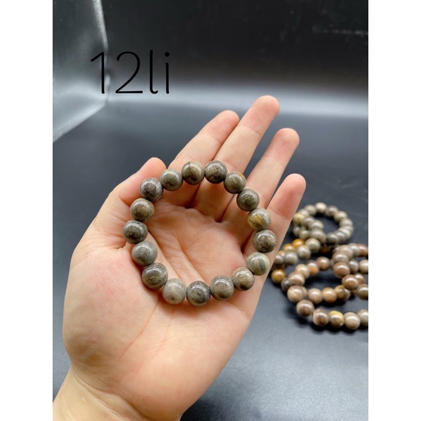 Vòng Tay Gỗ Hoá Thạch Phong Thuỷ Tự Nhiên