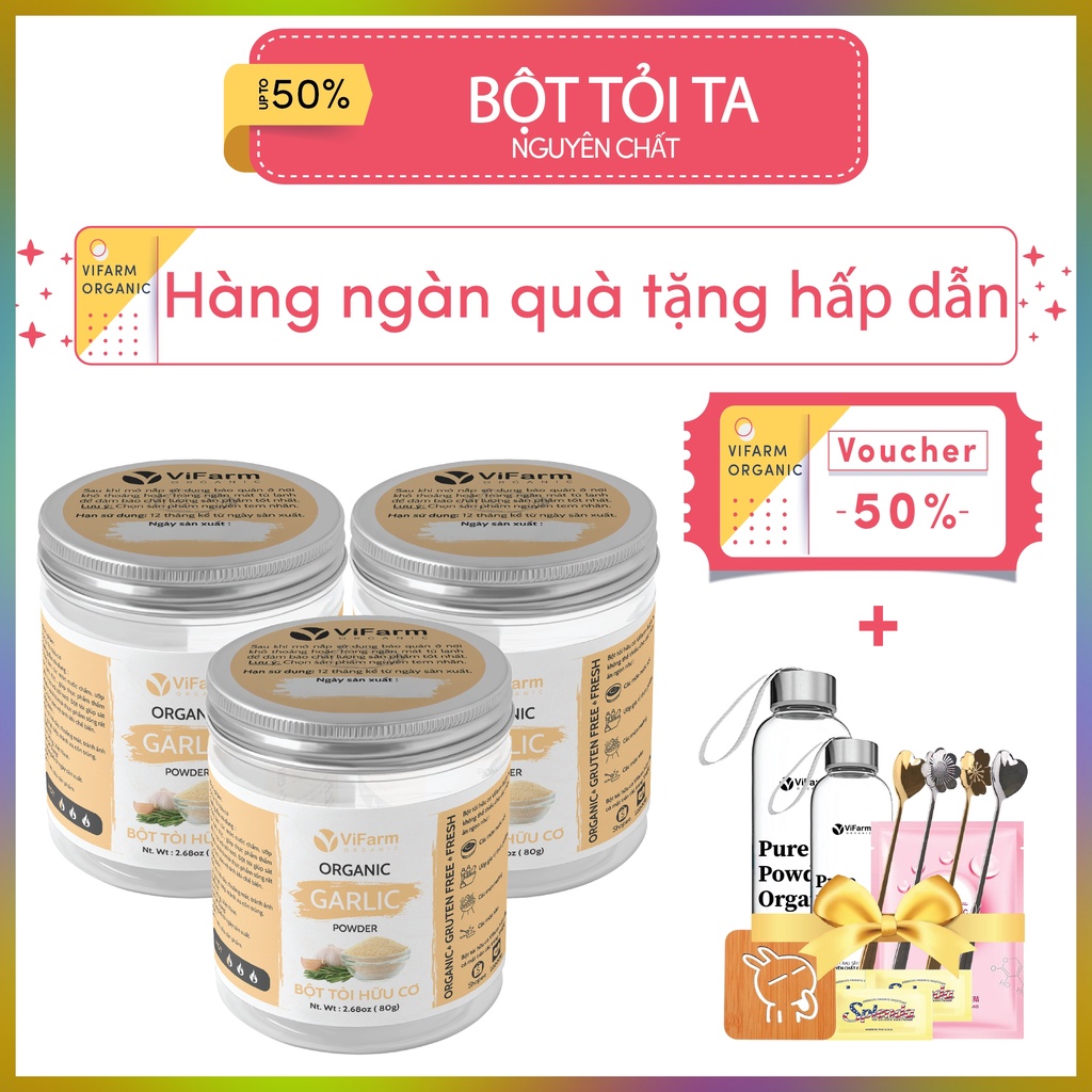 Bột Tỏi Sấy Lạnh 80G Nguyên Chất Gia Vị Truyền Thống Cho Gian Bếp Mỗi Gia Đình