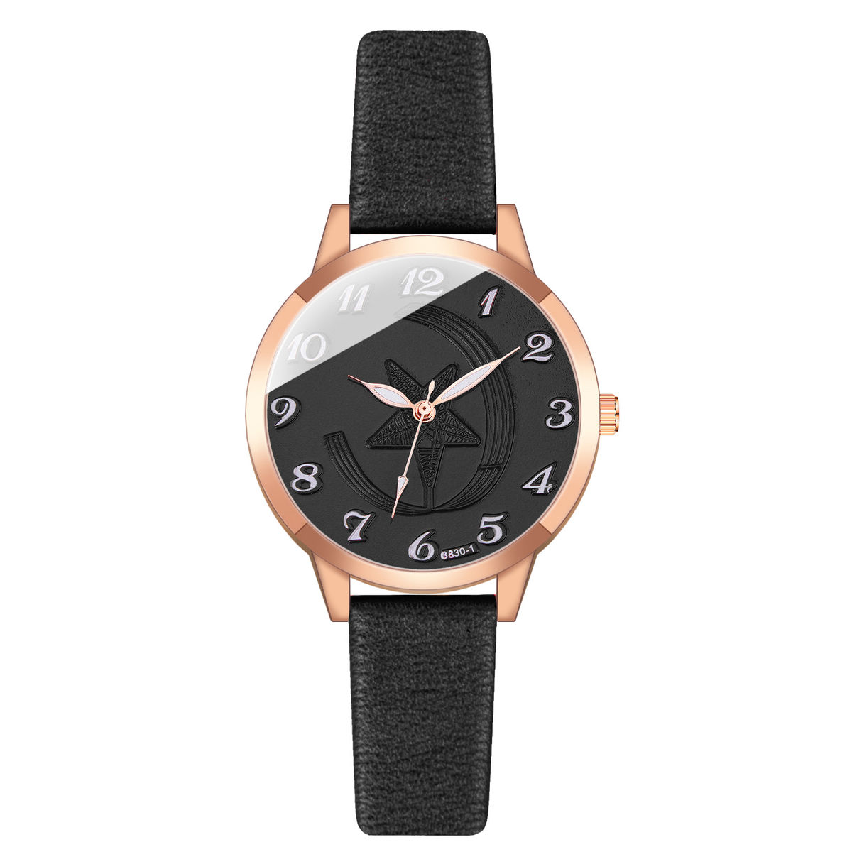 Đồng Hồ Quartz Nữ Dây Da Mặt Ngôi Sao Phong Cách Hàn Quốc | BigBuy360 - bigbuy360.vn