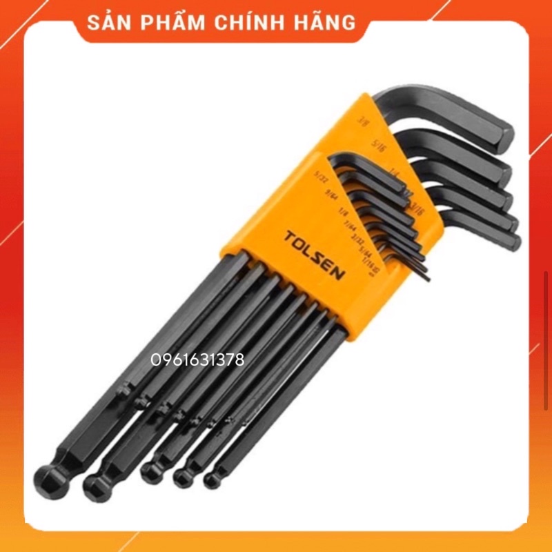 Bộ Lục Giác Bi Hệ Inch 13 cây TOLSEN