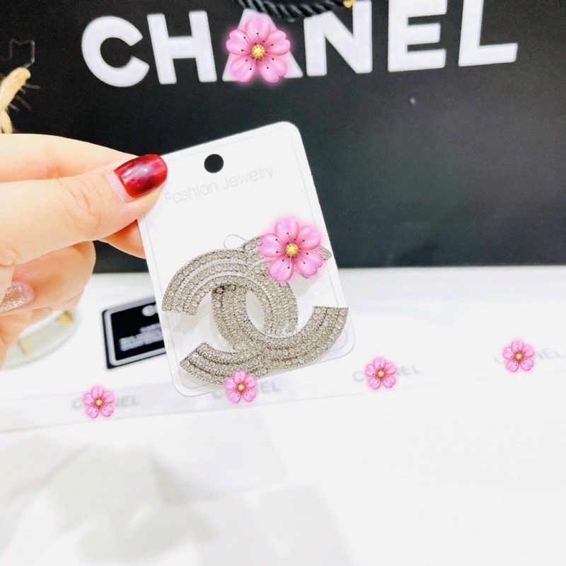 Tang cài áo đính đá cài áo yls nơ dior hoa mai đính đá cao câp phụ kiện trang sức Hari korea accessories