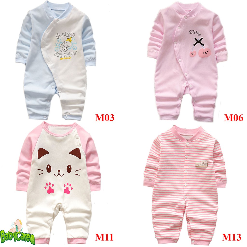 Sleep suit/Body liền thân cho bé trai/gái Hàng Quảng Châu xuất Hàn M3,6,11,13