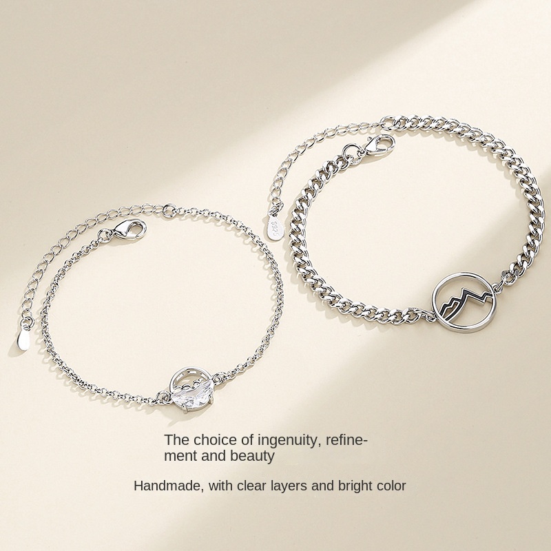 Vòng Tay Cặp Bằng Epoxy Thời Trang One Wang Qingquan Làm Quà Tặng Valentine