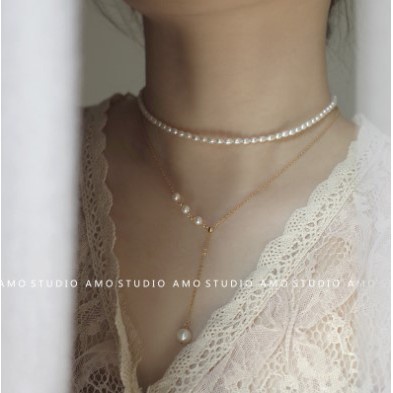 Vòng cổ chữ Y đính hạt trai phong cách cổ điển cho nữ ( chiếc ) | BigBuy360 - bigbuy360.vn