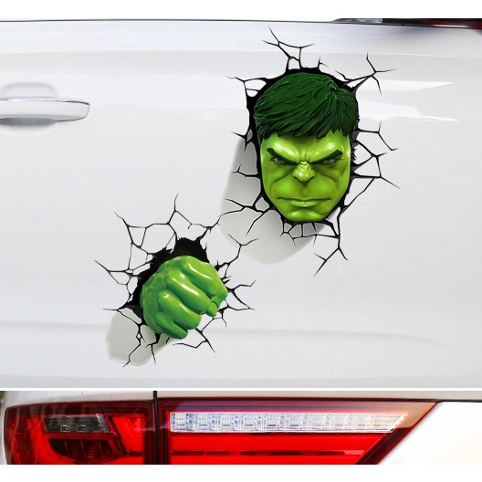 Decal Hoạt Hình 3D Trang Trí Ô Tô Xe Hơi Xe Máy
