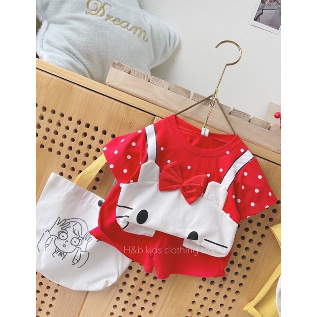 Xả Set nơ thật hoạt hình cute bé gái