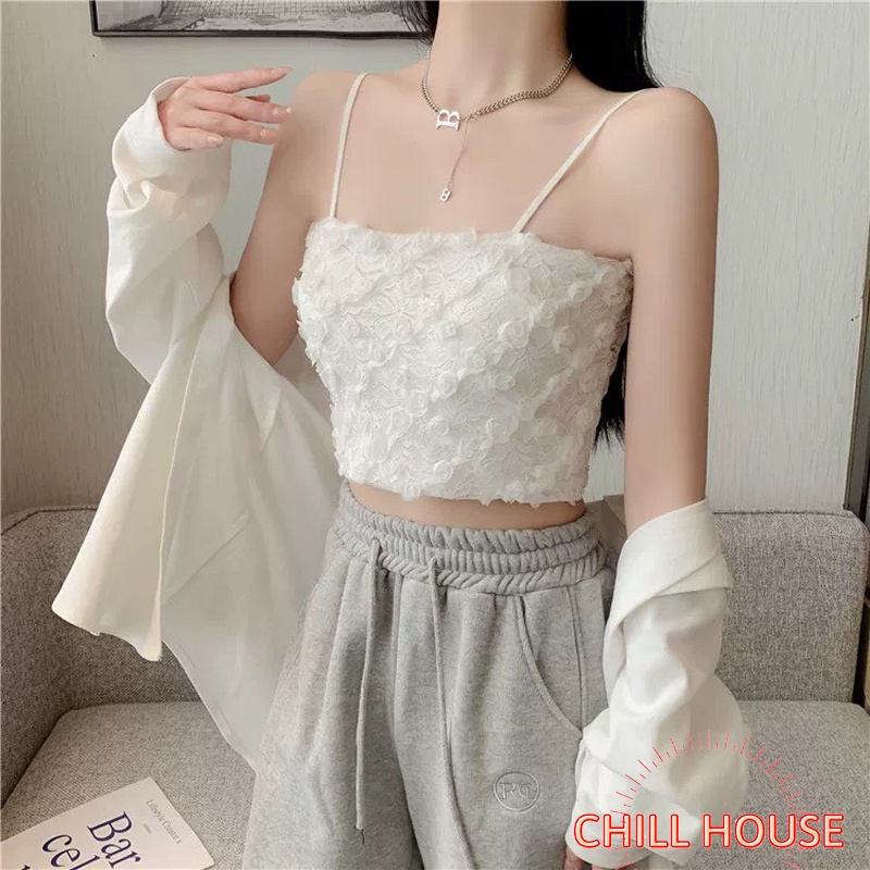 Bra ren hoa hồng nổi, chun lưng phong cách mới lạ mã 586 CHILL HOUSE