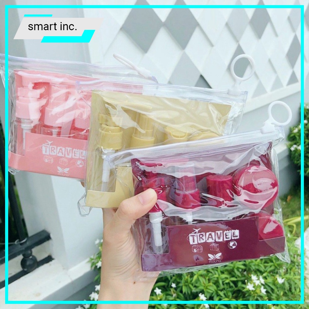 Túi Đựng Mỹ Phẩm Mini Lọ Bộ Chiết Mĩ Phẩm Dầu Gội Sữa Tắm 👄FREESHIP👄 Đi Du Lịch Travel