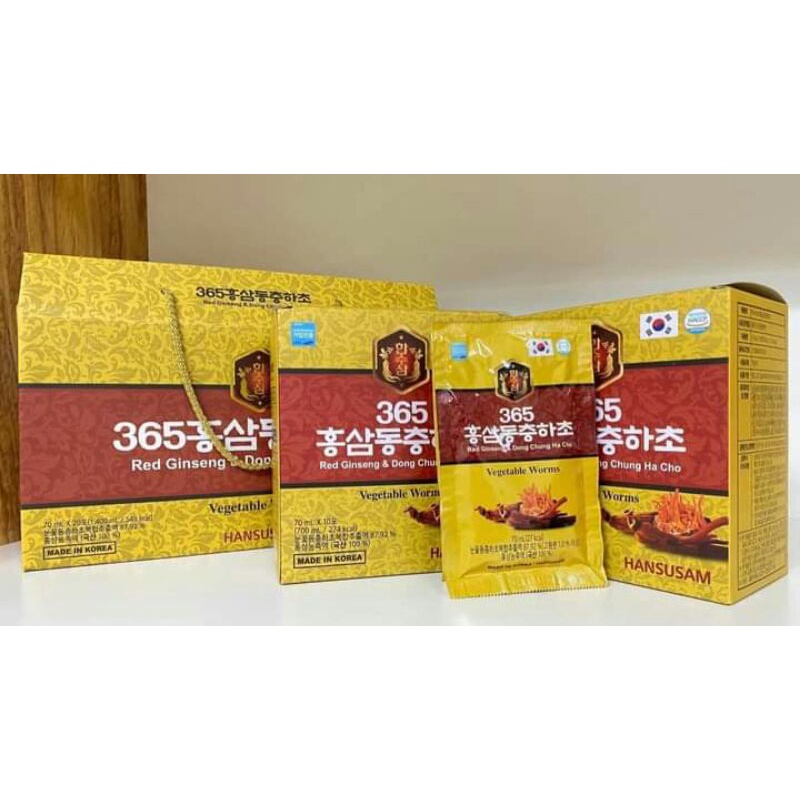 Nước đông trùng hạ thảo 365 Hasusam Hàn Quốc