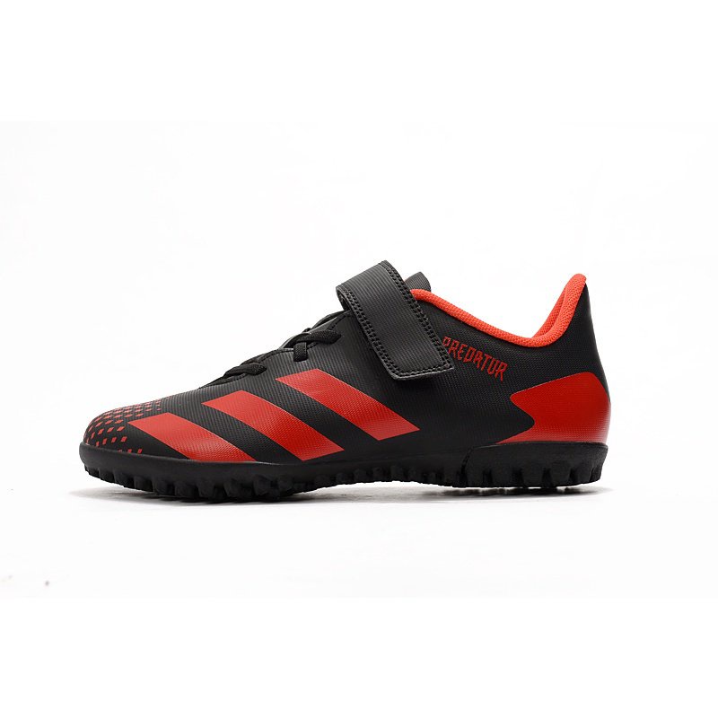 Giày đá bóng Adidas 20.4 màu đỏ đen cá tính cho nữ