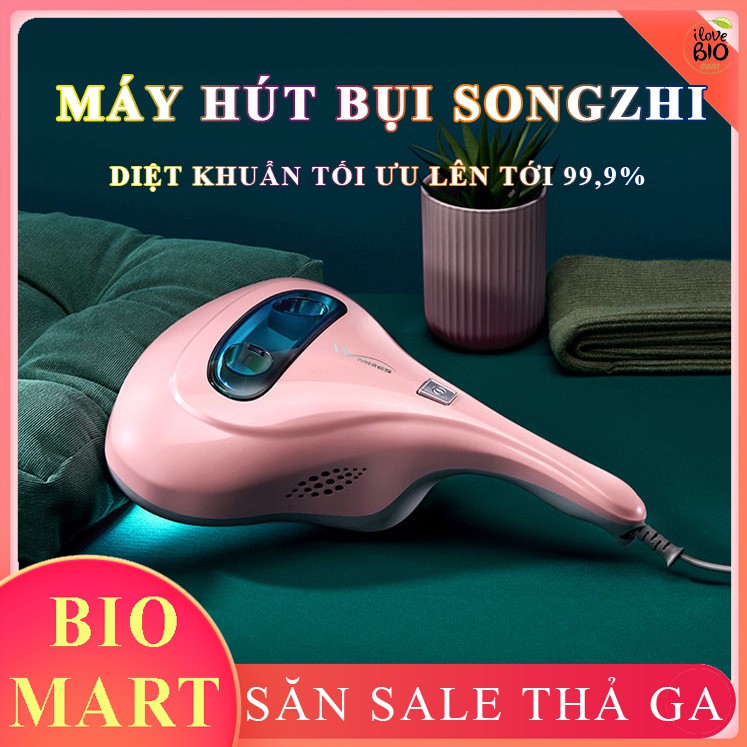 Máy Hút Bụi Chăn Đệm Và Diệt Khuẩn Songzhi – Máy Hút Bụi Cầm Tay Diệt Khuẩn UV Công Suất Lớn - BIO186