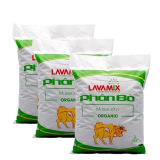 COMBO 3 Gói Phân Bò Hữu Cơ LAVAMIX 3dm