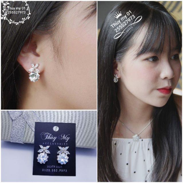 Khuyên tai bạc đẹp