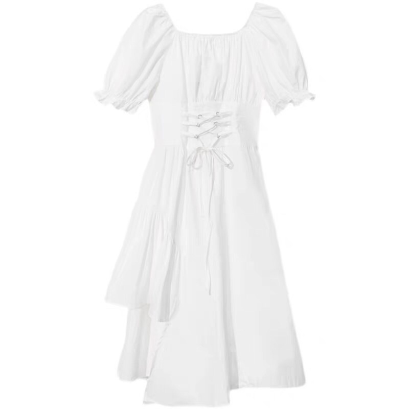 Đầm trắng đuôi cá tầng xinh xắn  HOT TREND  [100 chiếc đầu lấy số lượng giá tốt nhất ] | BigBuy360 - bigbuy360.vn