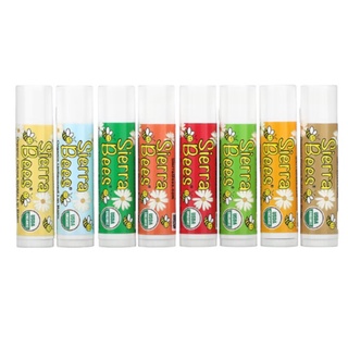Dưỡng môi sáp ong hữa cơ sierra bees organic lip balms 4.25g / thỏi - nhiều mùi - chính hãng