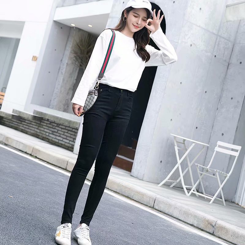 Daduhey Quần Jean Skinny Lưng Cao Ôm Dáng Thời Trang 2020 Cho Nữ