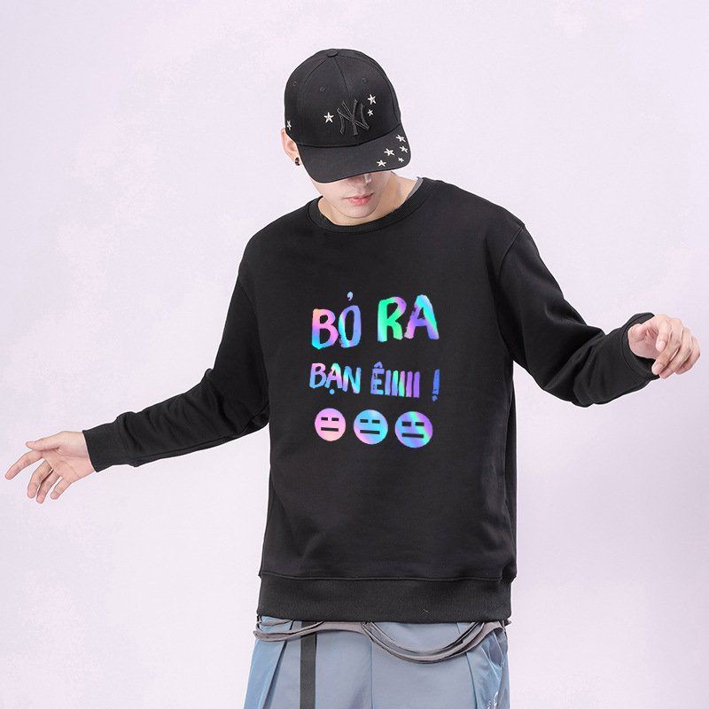 Áo Sweater Bỏ Ra Bạn Êiii Phản Quang Unisex Freesize Dưới 75 Kg AS12 | BigBuy360 - bigbuy360.vn