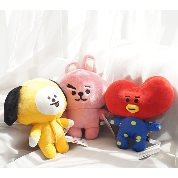 GẤU BÔNG BT21-BTS LÔNG NHUNG MỊN (20CM---&gt;25CM)