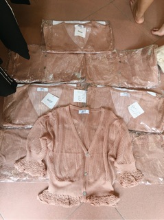 áo cardigan bèo qc ảnh thật