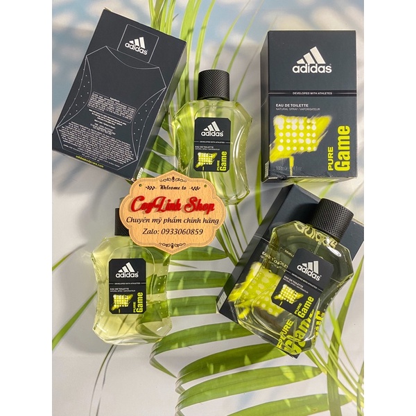 Nước hoa ADIDAS Pure Game hương thể thao 100ml Code Pháp