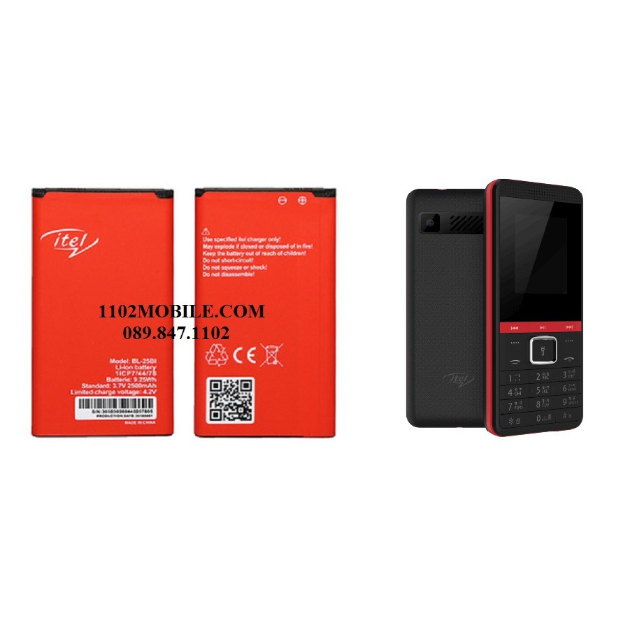 PIN ĐIỆN THOẠI ITEL IT5602 BL-25BI ZIN HÃNG HÀNG NHẬP KHẨU