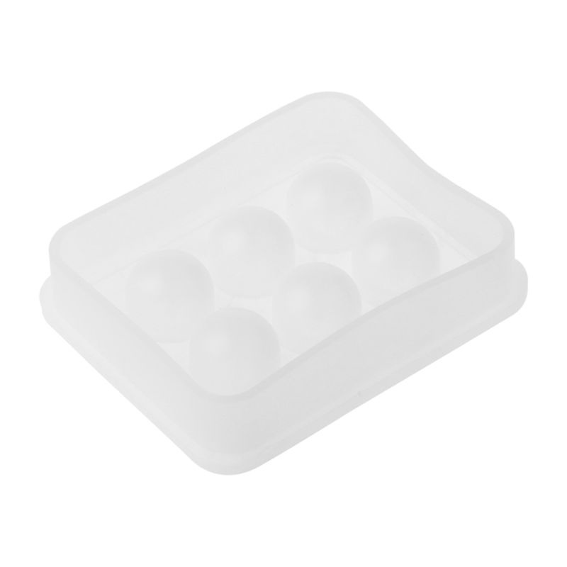 Khuôn Silicone Làm Mặt Vòng cổ / Vòng Tay DIY 6 Ngăn Tiện Lợi