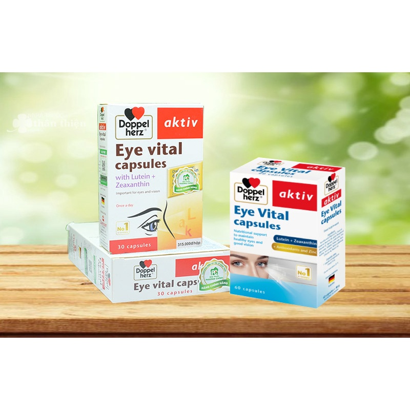 Eye Vital Capsules – Hỗ trợ tăng cường thị lưc, chống mỏi mắt, bổ sung dưỡng chất cho mắt (Hộp 30 viên)