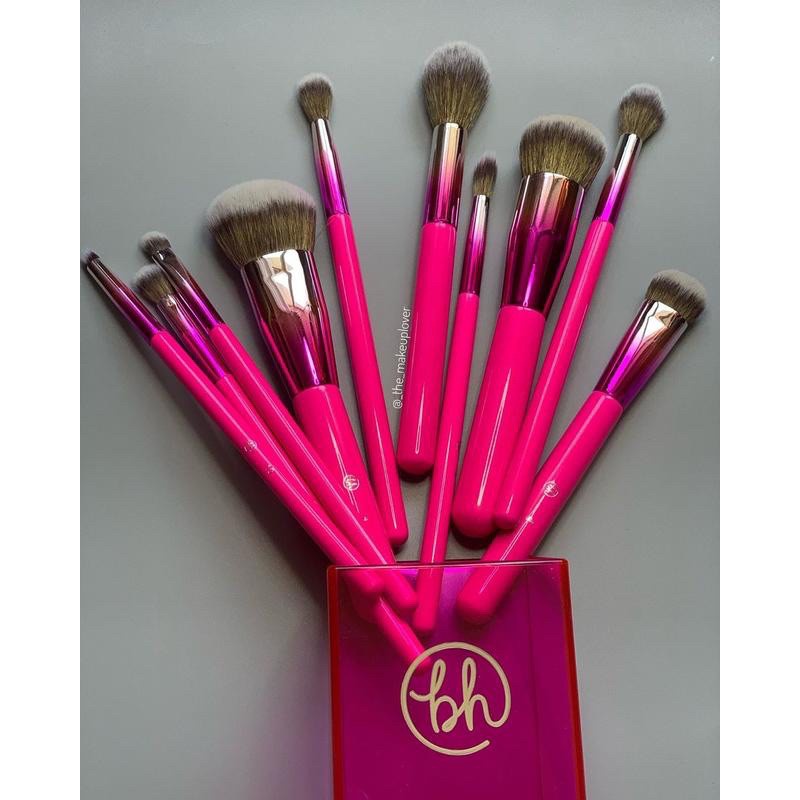 Set Cọ 10 Cây Kèm Hộp BH COSMETICS Midnight Festivak Brush Set