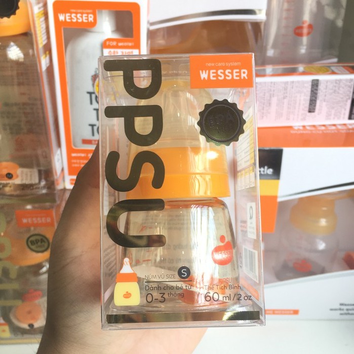 BÌNH SỮA PPSU WESSER 60ML
