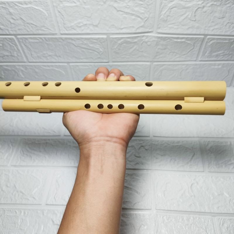 Sáo Mèo Kép Việt Tone  Hệ 8 Lỗ Lam Căng Thổi Nhẹ