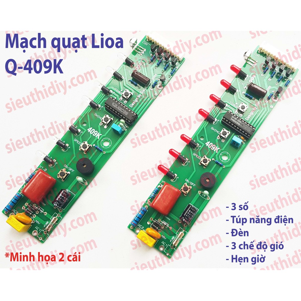 Mạch quạt Lioa Q-409K sản xuất bởi SieuthiDIY