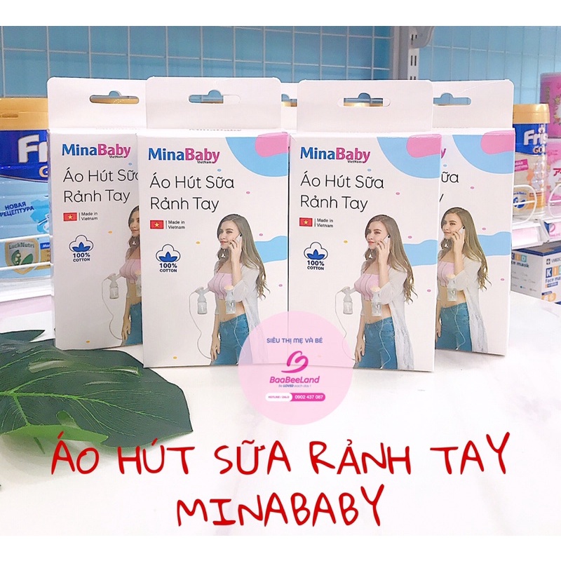 Áo hút sữa rảnh tay Mina Baby - BAABEELAND