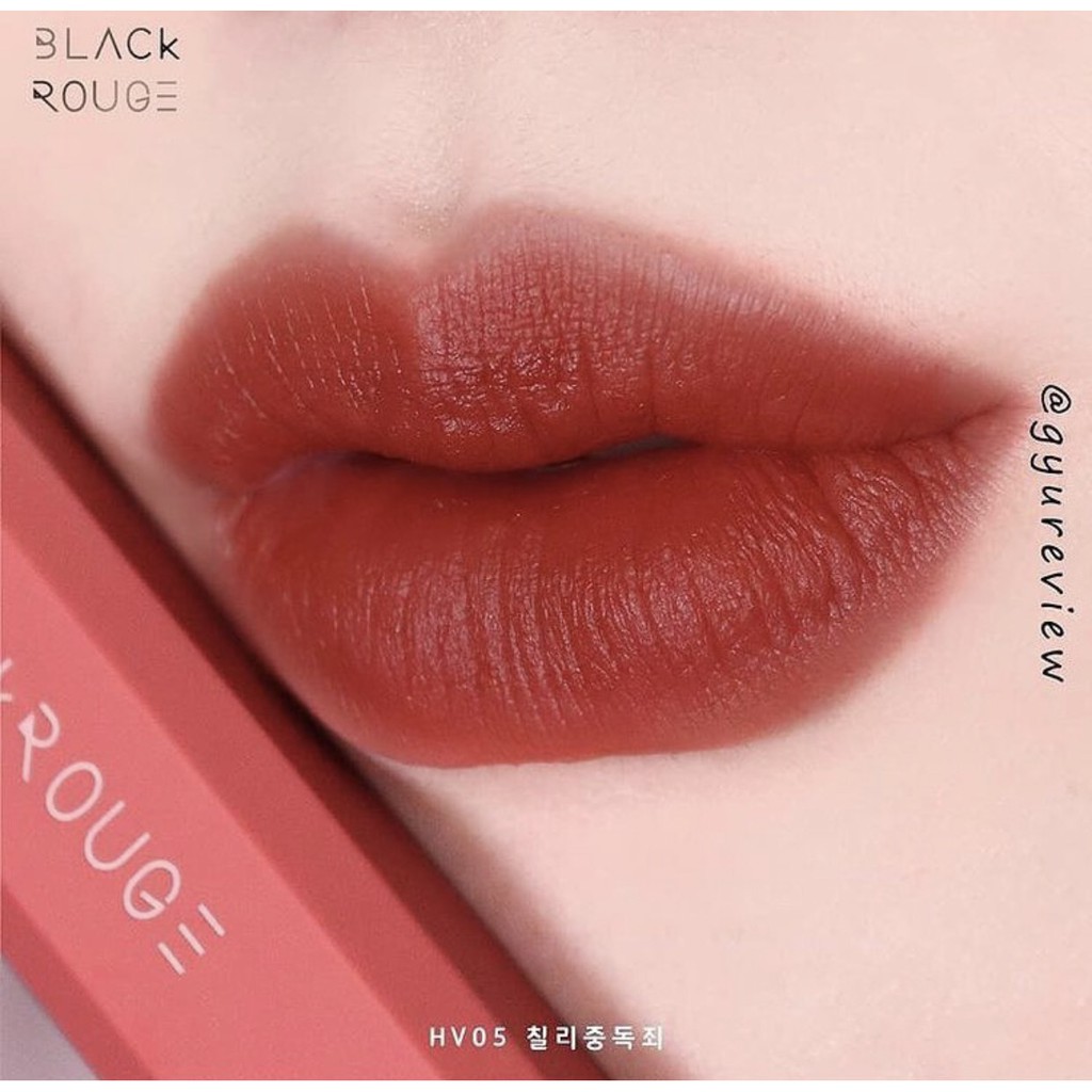 Son Black Rouge mẫu mới Half N Half Water Velvet + Glow