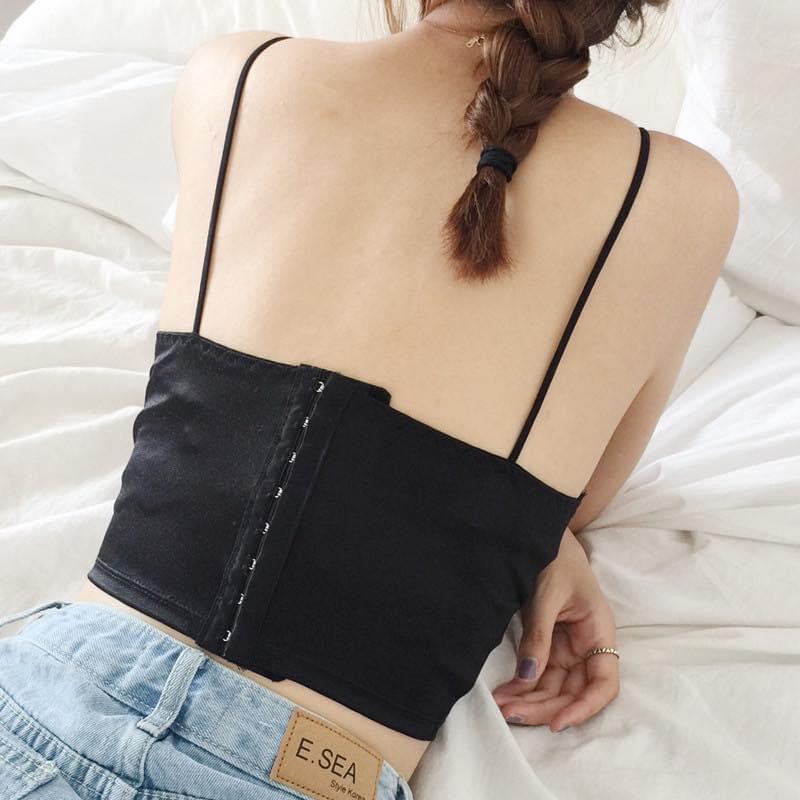 Áo lót bralette satin dáng dài F3-04