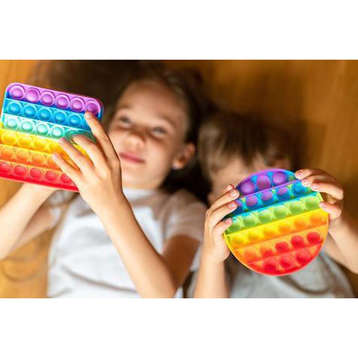 Đồ chơi popit Bấm Nút Bóp Bóng Giảm Stress, Căng Thẳng Bằng Silicon