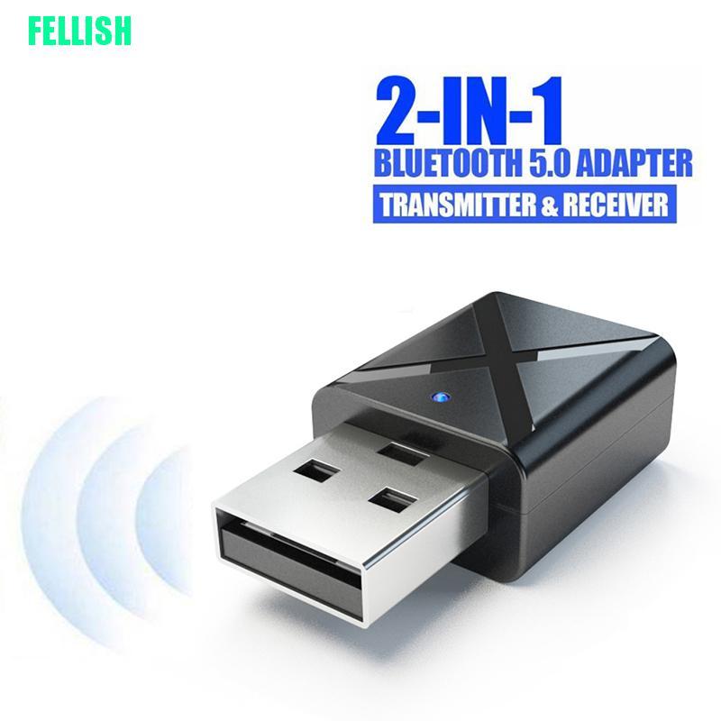 Bộ Thu Phát Bluetooth 5.0 Không Dây 2 Trong 1 Cho Xe Hơi