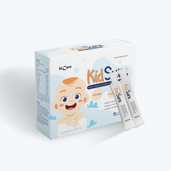 Siro ăn ngon Kidsure cho bé trên 6 tháng hộp 15 gói * 10ml
