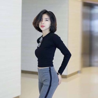 ❌ Sốc 55k 👉 Áo Croptop Dài Tay hàng Thun Tăm mềm mịn
