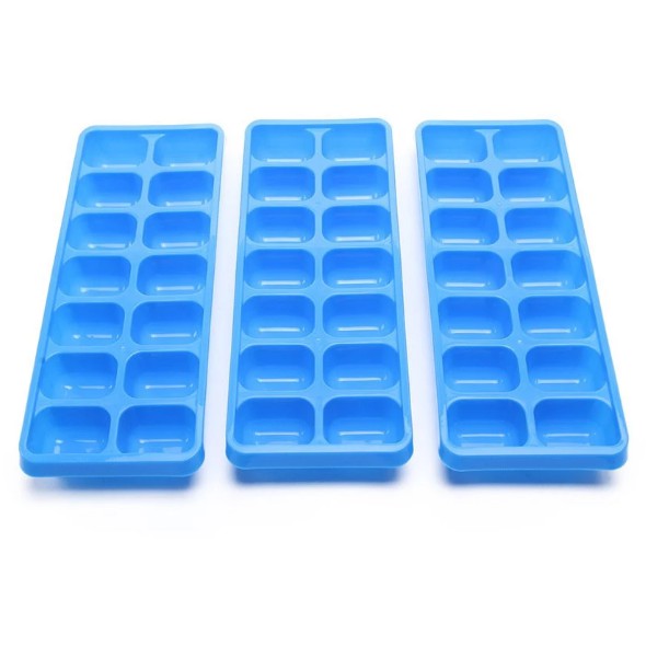 Bộ 3 khay làm đá cao cấp (Mỗi khay 14 viên)