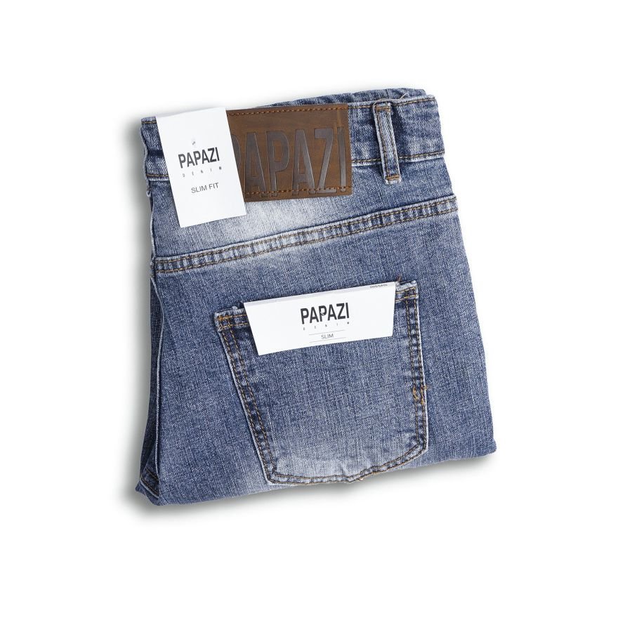 Quần jean nam, quần short đùi nam màu xanh cao cấp, chất cotton co giãn mền mịn, phong cách trẻ trung năng động - PAPAZ | BigBuy360 - bigbuy360.vn