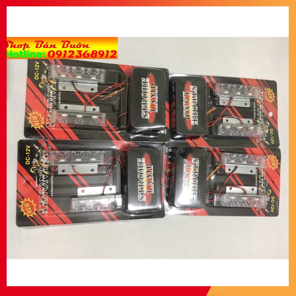 🌴🌴🌴 Đèn led police chớp cảnh sát màu xanh đỏ giá 1 cặp 🌴🌴🌴